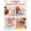 Magnetic Letters for Fridge - Soft Silicone Alphabet Magnets, Toddler