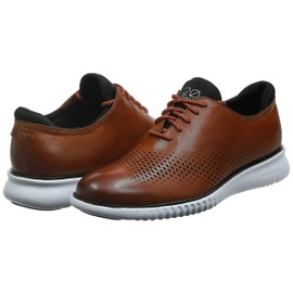 Cole Haan Mens 2 Zerogrand LSR Wing British Tan/Black/Ivory 12 D - Medium