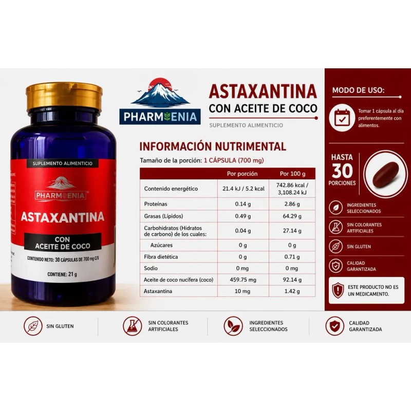 Krill Oil 2000 Mg Con Astaxantina 200 Cápsulas 100 Porciones