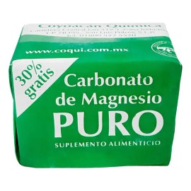 Suplemento Alimenticio Coyoacán Química Carbonato Magnesio Puro Terrón