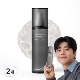 One of Them Calming Shot Dewdrop Hyaluronic Acid Face Mist Vegan Moisture Serum, 150ml, 2 pcs / 원오브뎀 카밍샷 듀드롭 히알루론산 얼굴 미스트 비건 수분 세럼, 150ml, 2개