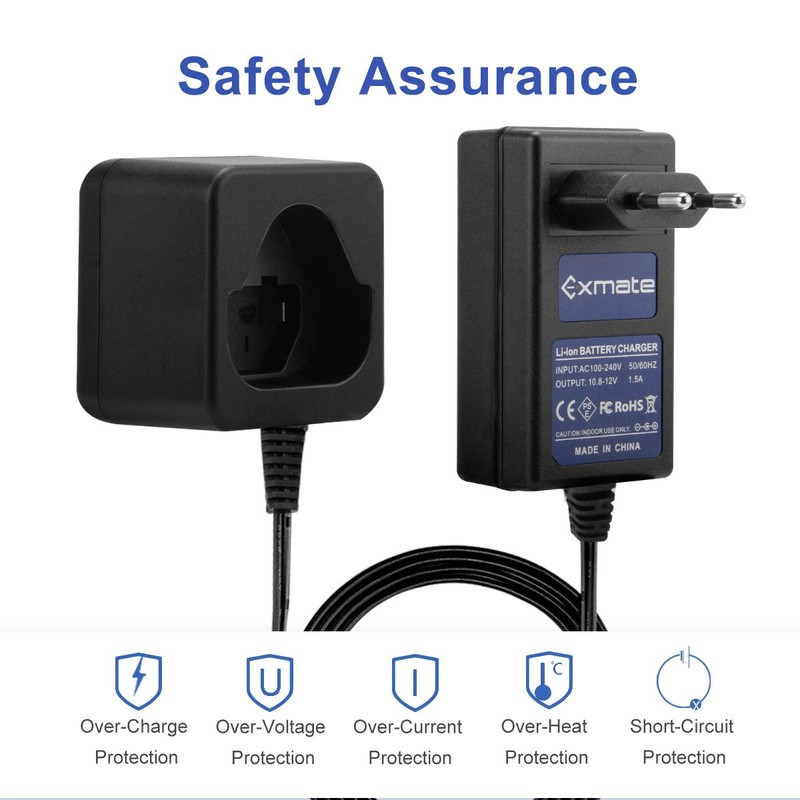 Exmate 12V Li-ion Charger Compatible with Dremel 8200 8220 8300
