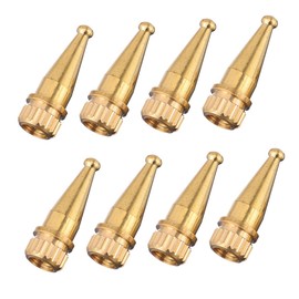 Operitacx 8Pcs Speaker Copper Spikes Shockproof Stand Pads for Amplifiers CD Players Turntables Durable Copper Feet with Fine Craftsmanship for Enhanced Sound Quality Random Color