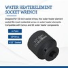 1-1/2" Water Heater Element Socket Wrench,6-Point Design,1/2" Drive,2 Pack