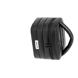 Tragbare Makeup Tasche mit groß für Damen und Frauen/Schminktasche mit reißverschluss/Reise Kosmetiktasche/Make Pinsel Organizer Bag/Wasserabweisendes Daunenjackenstoff/Cosmetic Handtasche