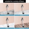 SooGree 4 inch Adjustable Door Stopper for Wide Doors, Easy