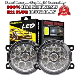 CHUSYYRAY Pair Fog Light Lamp Left Right RH LH Side Fit For 2011--2013 2014 Toyota Sienna