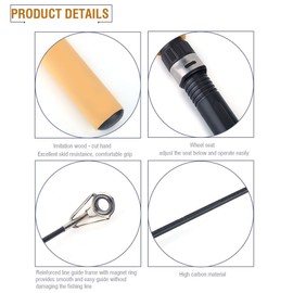 Ice Fishing Telescopic Rod Winter Fishing Rod Mini Portable Fishing Pole Fishing Accessory Fishing Rod and Its Accessories Fishing Rod and Its Accessories Ice Fishing Rod