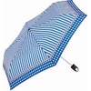 Miyajima Folding Umbrella, 19.7 inches (50 cm), Gingham Stripe with
