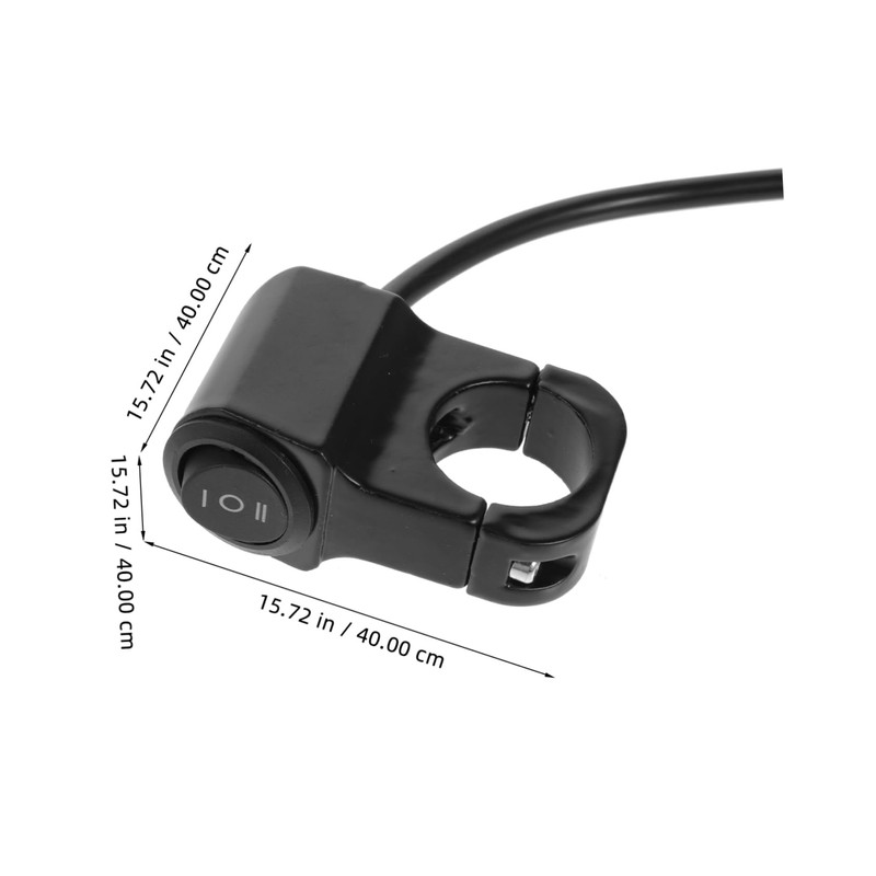 Alipis 2pcs Motorcycle Headlight Switches Durable Handlebar Toggle Switches Compatible