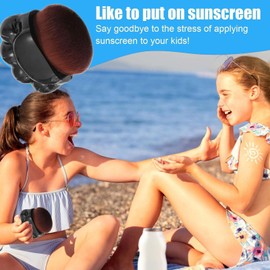 Kids Sunscreen Brush | Suntan Lotion Applicator Sunblock Buddy Brush | Suntan Lotion Applier Sunblock Brush Set, Sun Cream Brush, Sunscreen Applicator Brush