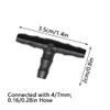 Pack of 200 T-Piece Irrigation System 1/4 Inch Barbed Hook