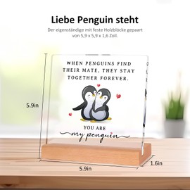 Valentinstag Geschenke für Frauen, Holzschilder Heimat Dekoration Ich Liebe Dich Geschenk für Paar, Hochzeitstag Jahrestag Geschenk für Sie, Ihn, Frauen, Ehefrau