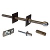 Cast Iron Radiator Stay/Bracket/Tie/Retainer/Fixing Gunmetal (Threaded Fixing)