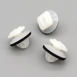 VVO Fasteners- White Plastic Front Wheel Arch Flare & Trim Moulding Clips for Toyota C-HR, (Pack of 10)