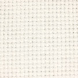 Zweigart 18 Count Aida, Natural White Fabric (101), Cross Stitch Fabric, Needlework Fabric (50x150cm / 19.5'' x 59'')
