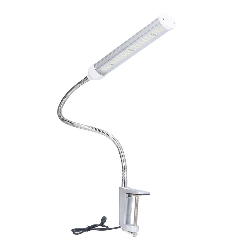 Gooseneck LED Work Light Silver C Clamp LED 21W Dimmable