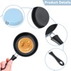 Cyrank Nonstick Mini Egg Pan, 4.7inch One Egg Frying Pan