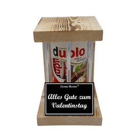 Duplo Deadbolt – Emergency Reserve – Metal Rods – Happy Valentine's Day – Gift – The Sweet Funny Wooden Gift Idea for Men and Women