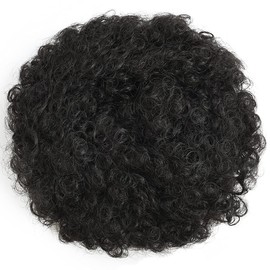 YAMEL Afro Puff Drawstring Ponytail Large Bun Extensions Brown #4