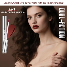 YBUETE Lip Gloss Velvet texture, Matte Lipstick Waterproof Long-Lasting Formula, 20-Hour Smudge-Proof Color, All-Day Comfort for Work & Play Non-Stick Cup Lip Tint for Women Girl