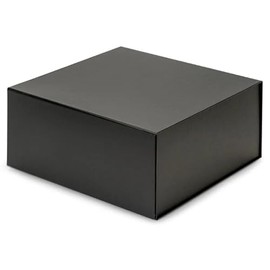 NWP Black Magnetic Closure Gift Boxes - 10in. X 10in. X 4.5in. 3 Pack