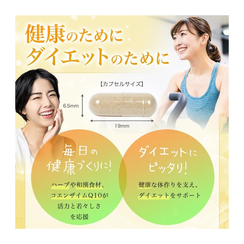 Ginza Marukan Coenzyme Q10, High Speed, Daily Power, Approx. 35