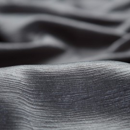 Chanasya 2-Panel Solid Embossed Elegant Textured Curtains for Windows Living Room Bedroom - Luxurious Partial Room Darkening Window Treatment Drapes for Privacy & Decor - 52 x 96 Inch Long - Dark Gray