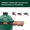 JUMUZHE Side Shelves for Big Green Egg Charcoal Grill Table