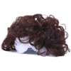 Remeehi 5.5" x 5.5" Short Curly Human Hair Extensions Crown