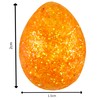 50PCS Mini Glitter Eggs for Easter, Glitter Easter Egg, Mini