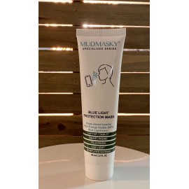 MUDMASKY Blue Light Protection Mask Full Size 2oz SHIELD HARMFUL HIGH ENERGY