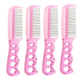 HONMEET 4pcs Hairdressing Wig Combs Spa Comb Wig for Women Bulk Detangling Brush