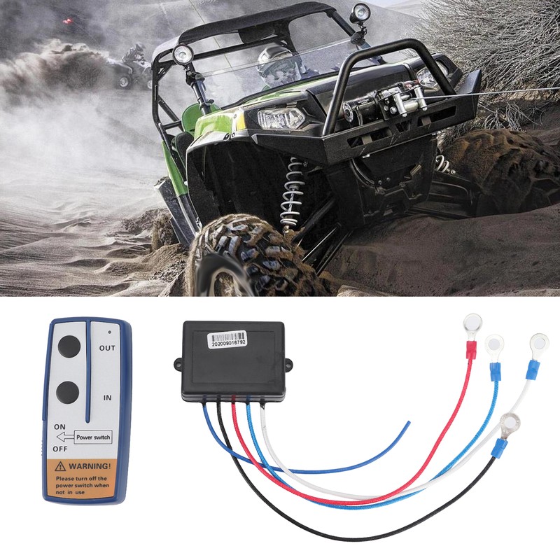 Electric Winch Remote Control Wireless Controller System 12V Power Switch
