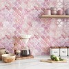 VEELIKE 12 Sheets Fish Scale Backsplash Tiles Peel and Stick