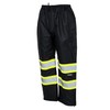 JORESTECH High Visibility Two-Tone Safety Rain Pants with Reflective Stripes