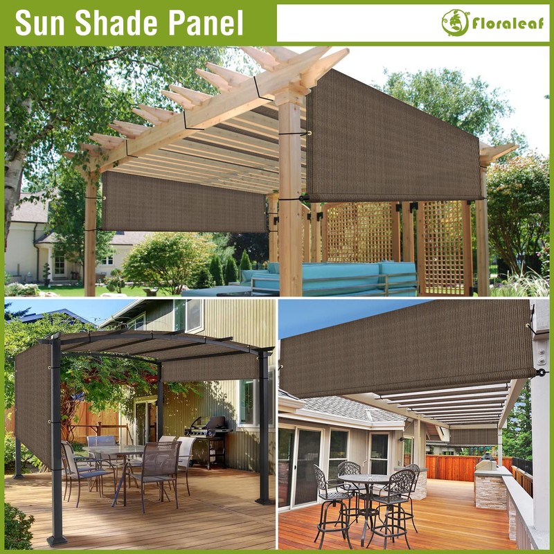 FLORALEAF 10' × 16' Pergola Shade Cover Universal Replacement Canopy