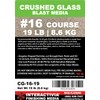 10-20 Grit (#16) Crushed Glass Abrasive - 19 lb or