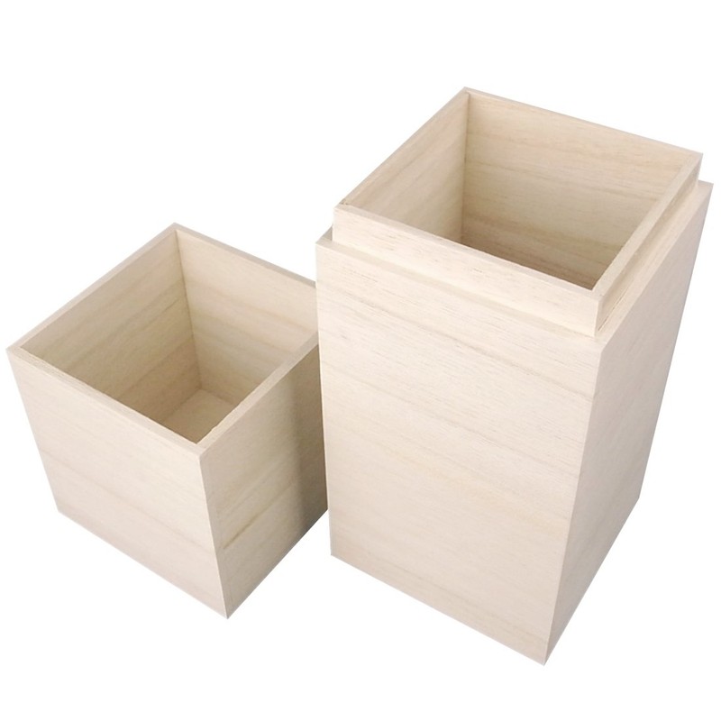 Paulownia Box Gift Item for Vertical Notebook 総桐 Box Small