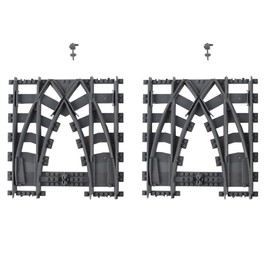 Enwye Accessories Of City Track Extension Building Block Set, Clamping Blocks Are Compatible with Most City Train Building Blocks