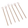 6PCS Electroculture Stakes Stable Support Garden Antenna Copper Coil for