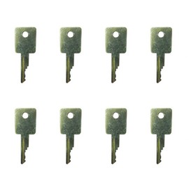 LEFITPA 8 Pack Replacement 6693241 Ignition Key Stamped D250 for Case IH ELI80-0126 58917261 6709527 A77313 for Bobcat 751 753 763 773 863 873 883 963 Industrial Construction Models