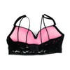 Victoria's Secret Pink Lightly Lined Lace Bralette Small Black