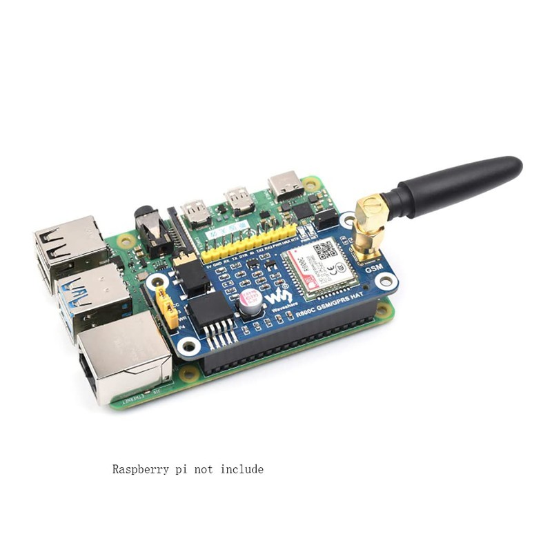R800C GSM/GPRS HAT for Raspberry Pi Series & Jetson Nano,