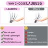 Eyelash Clusters LAUBESS Lash Clusters Individual Lashes Cluster Eyelash Extensions