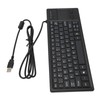 K 800 Keyboard with Touchpad Wired Ultra Thin Mini Compact