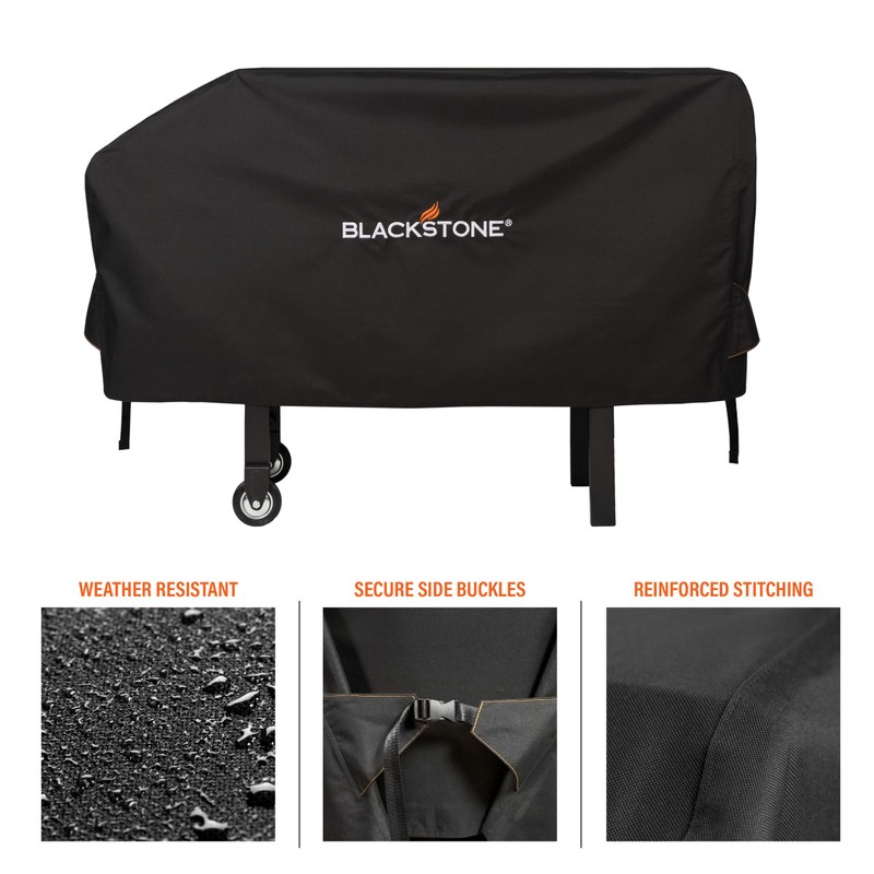 Blackstone 5091 Griddle Cover, 600D Polyester Canvas, Black - 52'