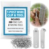 Impresa T-Post Fence Clip Bender Tool - 200 Metal T-Post
