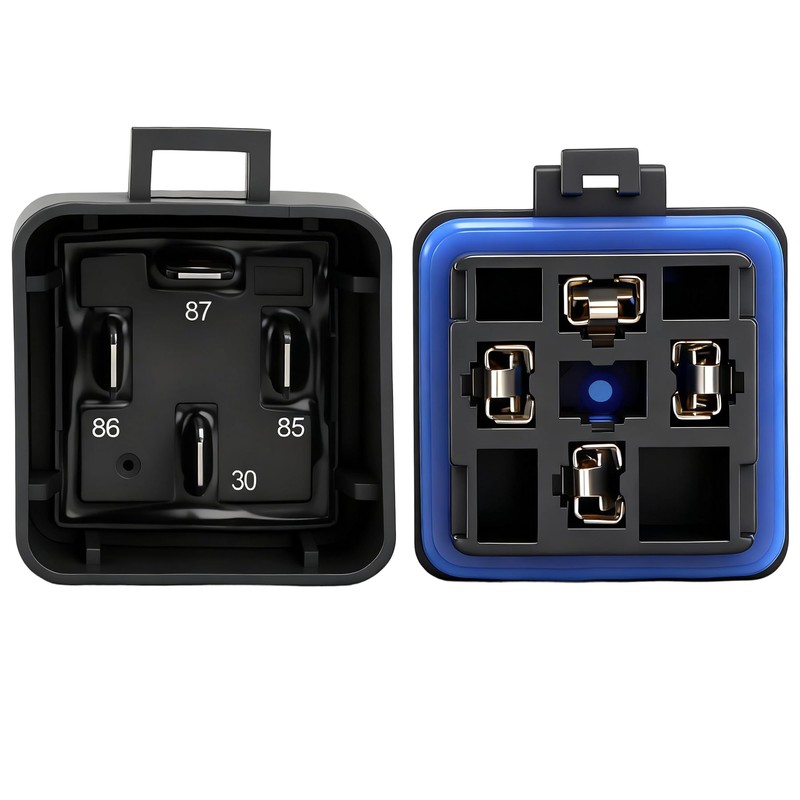 Weasch 2 Pack Waterproof Relay Kit, 24V 40A, 4 Pin