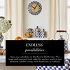 MACKENZIE-CHILDS Wall Clock, Decorative Clock for Kitchen and Living Room,